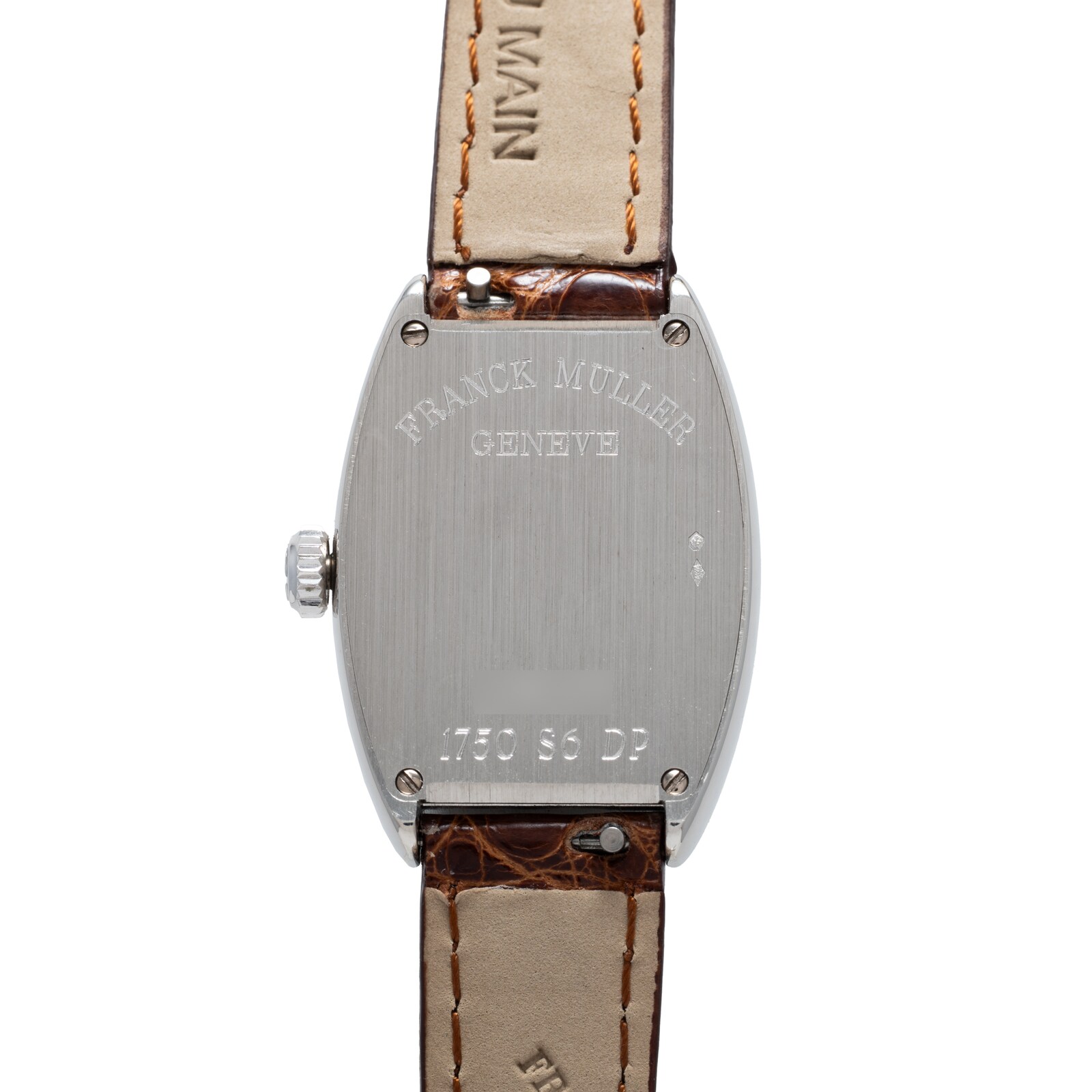 Pre-Owned Frank Muller Cintree Curvex Platinum Diamond