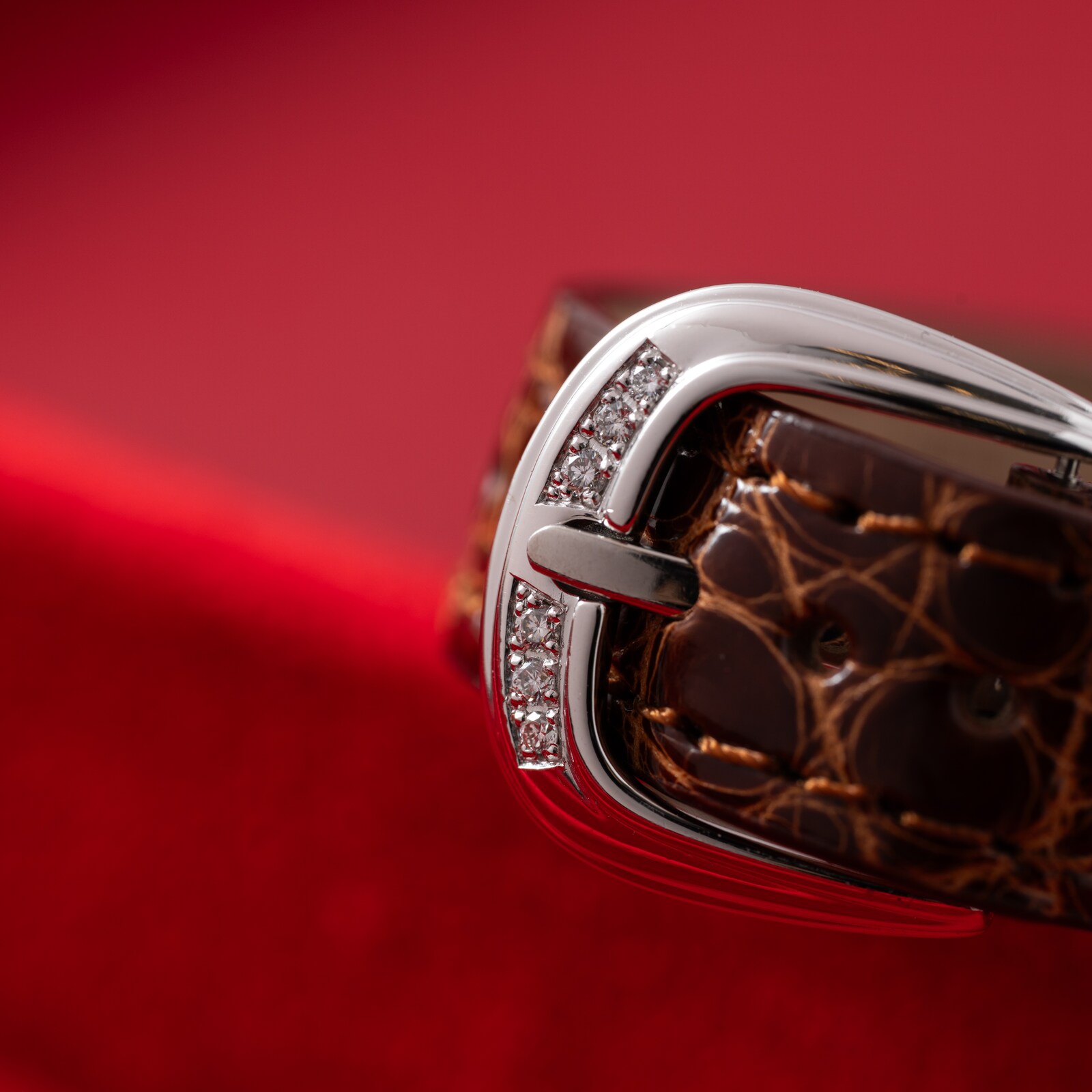 Pre-Owned Frank Muller Cintree Curvex Platinum Diamond