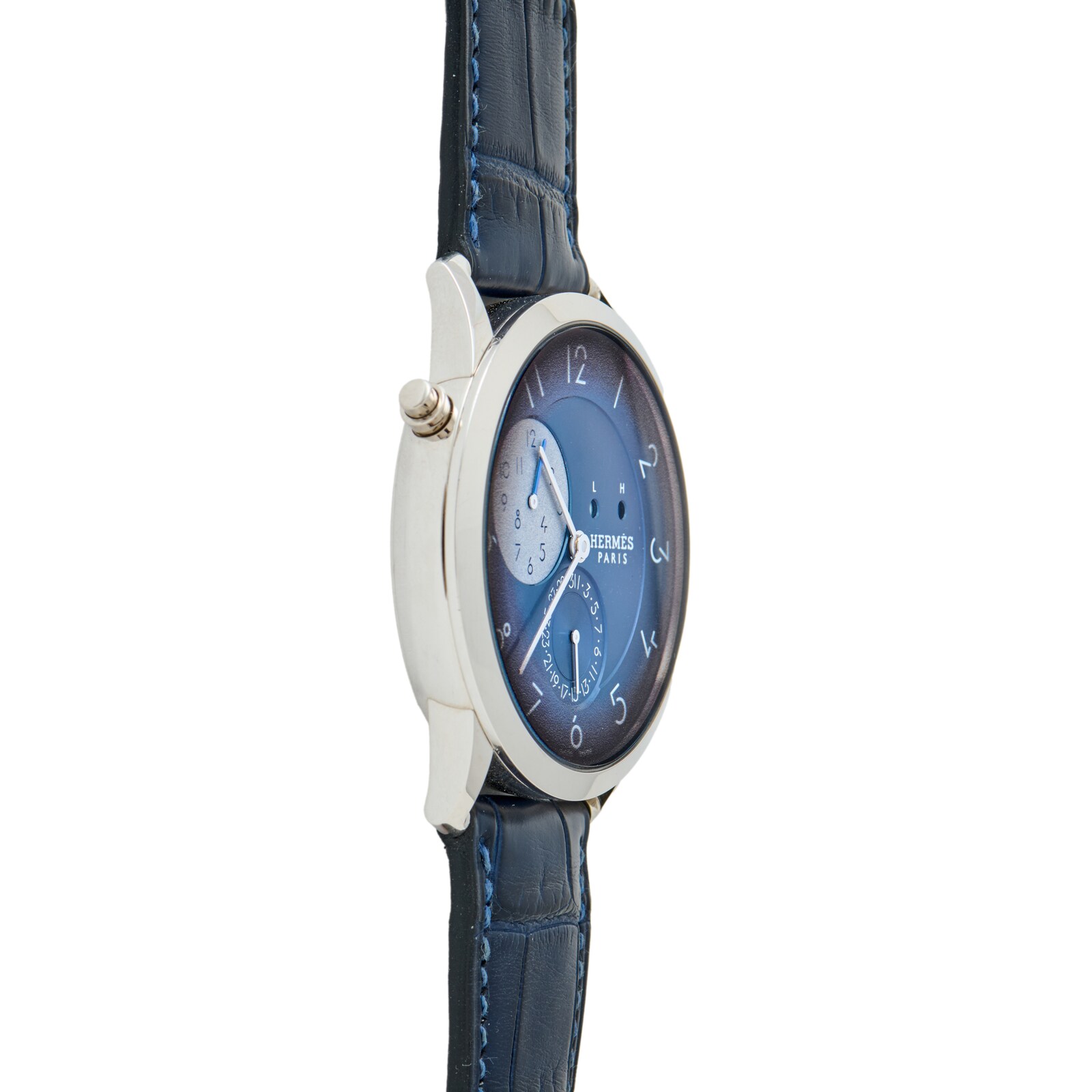 Pre-Owned Hermès Slim D'Hermès GMT for HODINKEE
