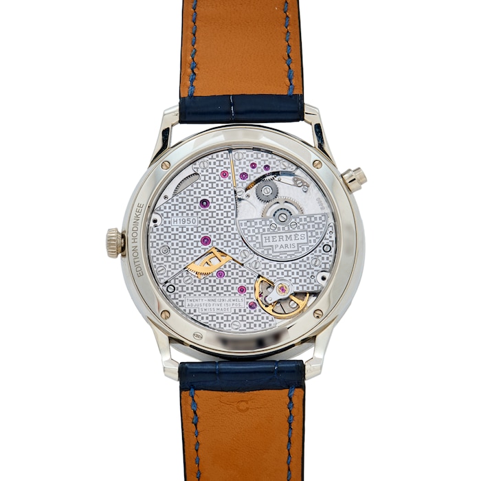 Pre-Owned Hermès Slim D'Hermès GMT for HODINKEE