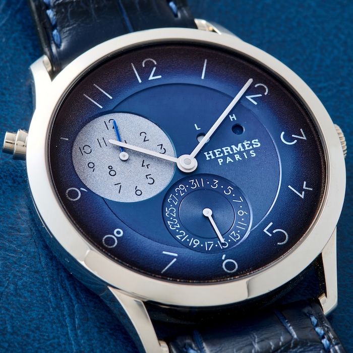 Pre-Owned Hermès Slim D'Hermès GMT for HODINKEE