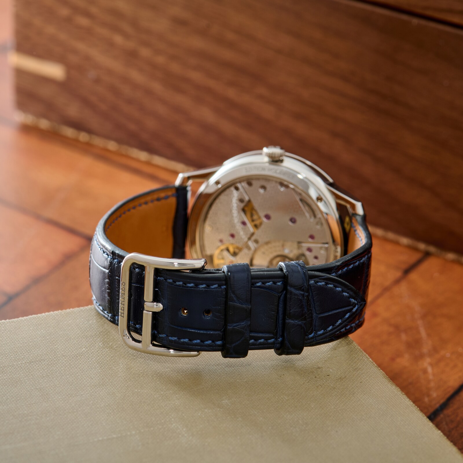 Pre-Owned Hermès Slim D'Hermès GMT for HODINKEE