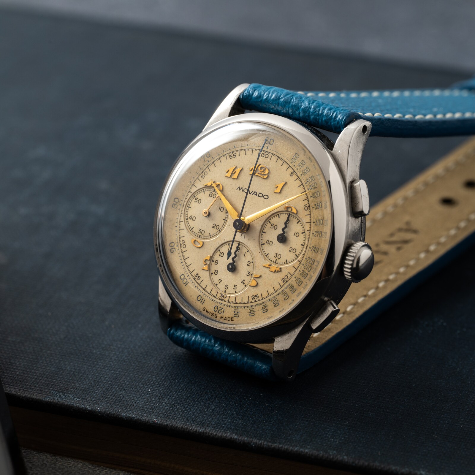 Pre-Owned Movado M95 U.S.A.A.F. Issued Chronograph