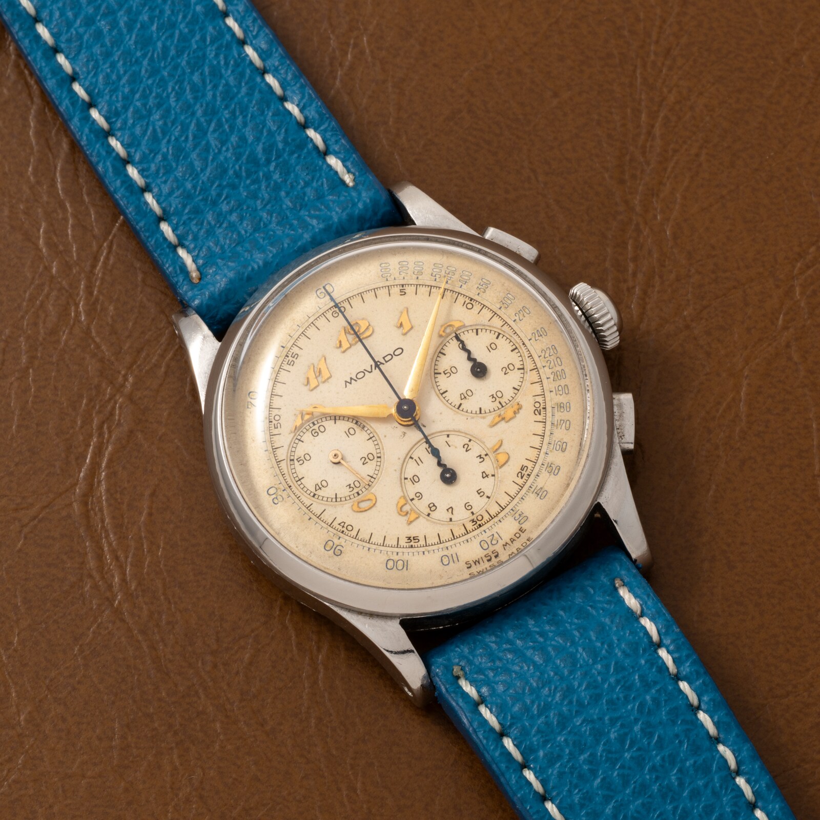 Pre-Owned Movado M95 U.S.A.A.F. Issued Chronograph