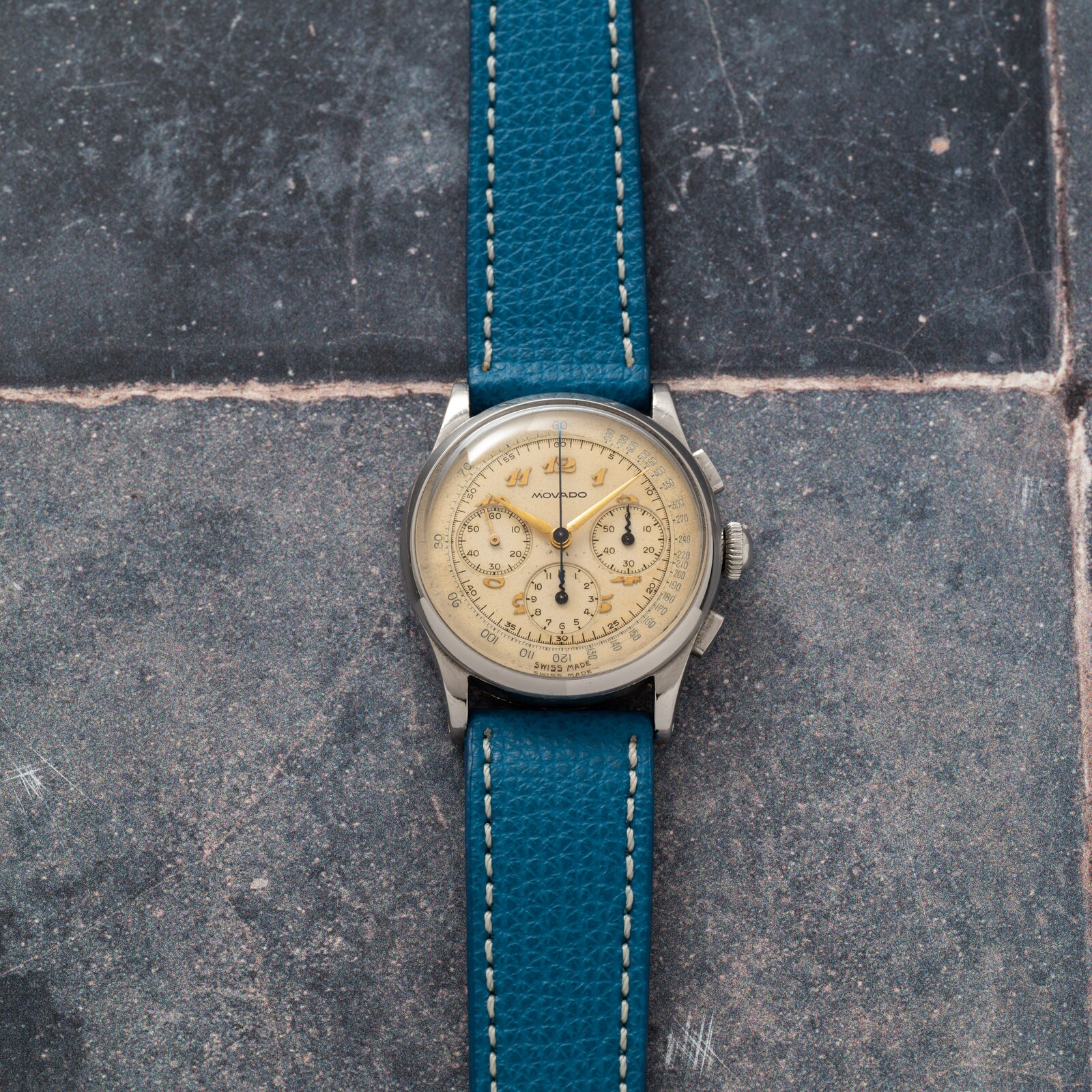 Pre-Owned Movado M95 U.S.A.A.F. Issued Chronograph