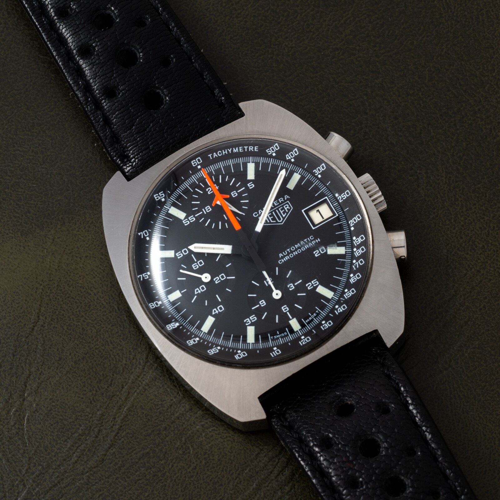 Pre-Owned Heuer Carrera 'Lemania'