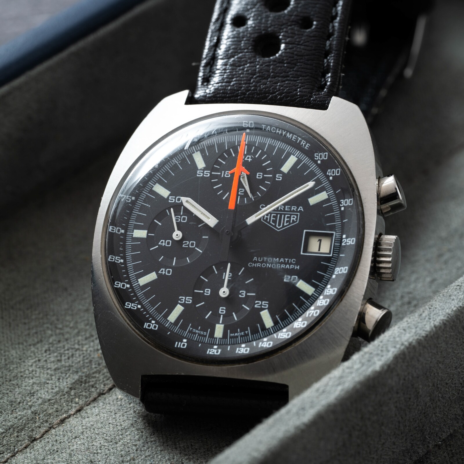 Pre-Owned Heuer Carrera 'Lemania'