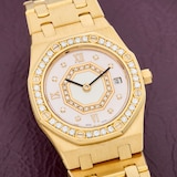 Pre-Owned Audemars Piguet Royal Oak 'Pink MOP' Ladies Diamonds