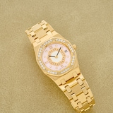 Pre-Owned Audemars Piguet Royal Oak 'Pink MOP' Ladies Diamonds