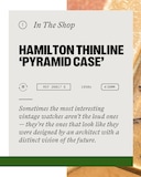 Pre-Owned Hamilton Thinline 'Pyramid Case'