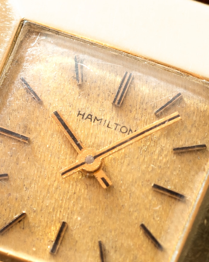 Pre-Owned Hamilton Thinline 'Pyramid Case'