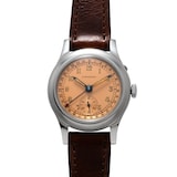 Pre-Owned Longines Salmon' Pointer Date