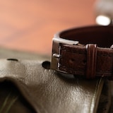 Pre-Owned Longines Salmon' Pointer Date