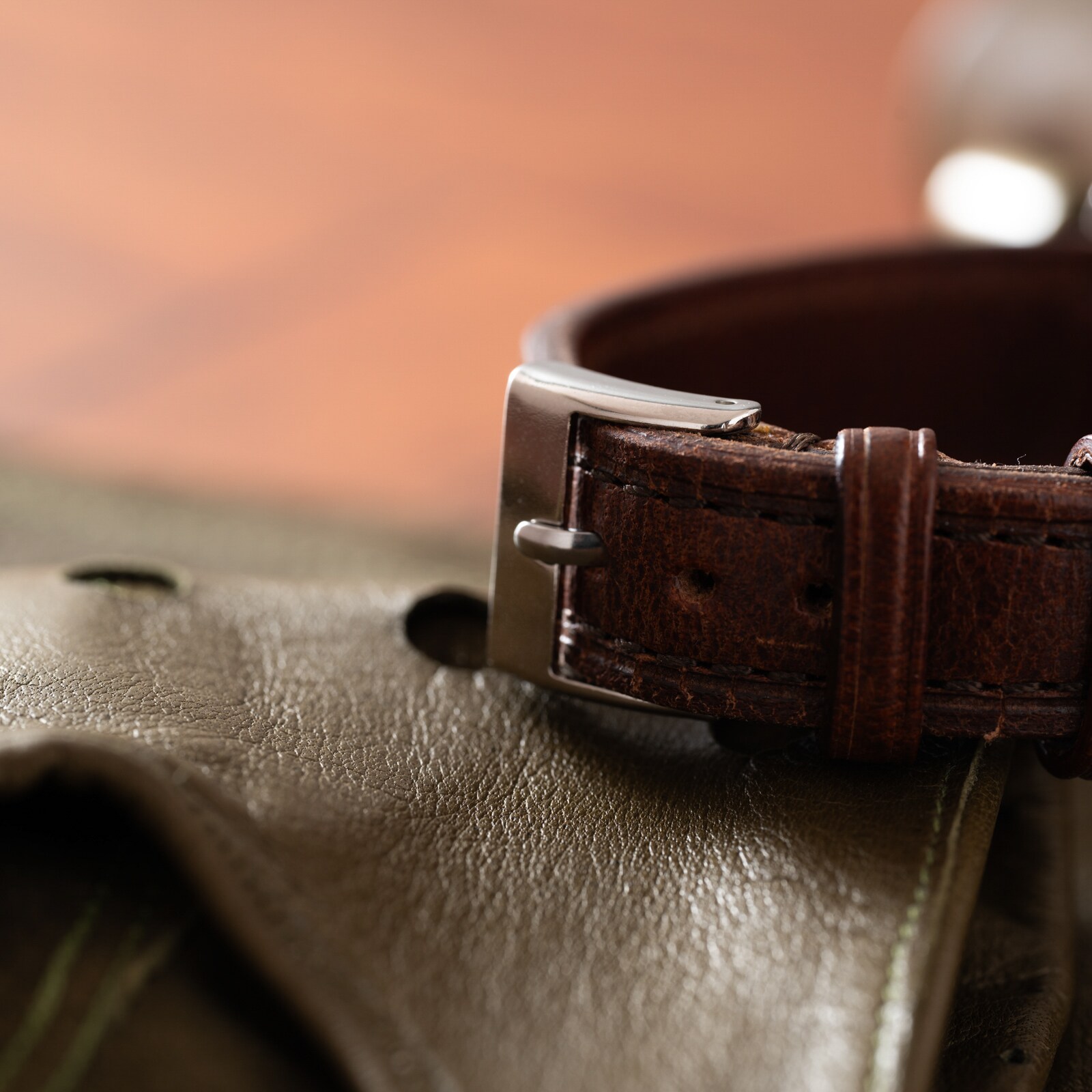 Pre-Owned Longines Salmon' Pointer Date