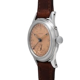 Pre-Owned Longines Salmon' Pointer Date