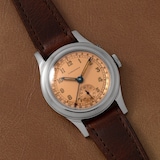 Pre-Owned Longines Salmon' Pointer Date