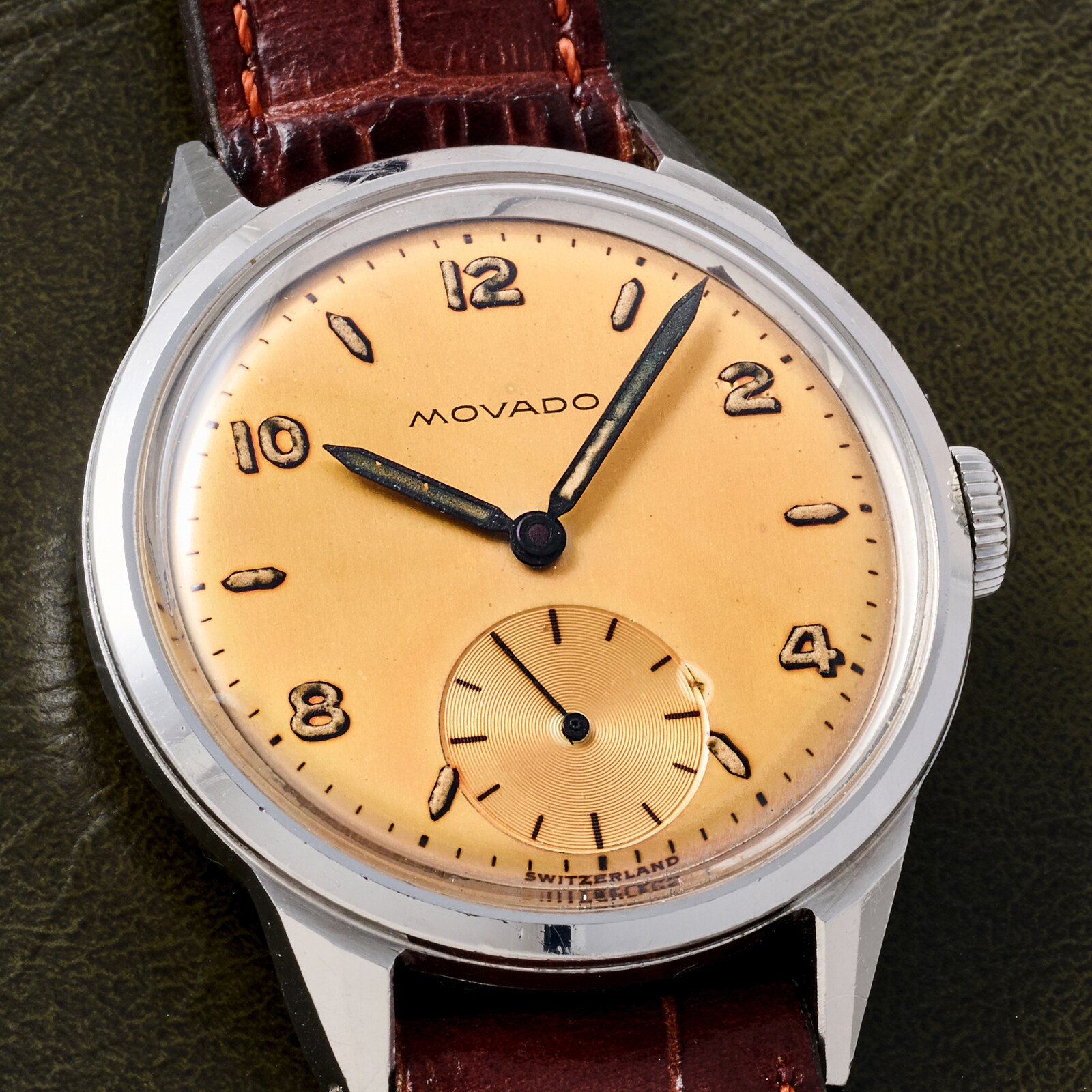 Pre-Owned Movado Calatrava' Field Watch