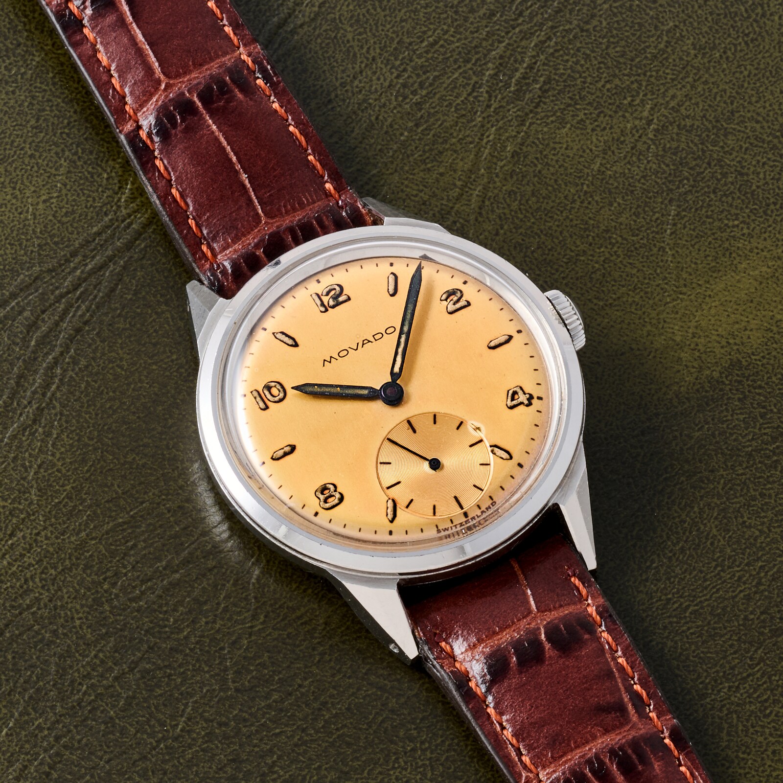 Pre-Owned Movado Calatrava' Field Watch
