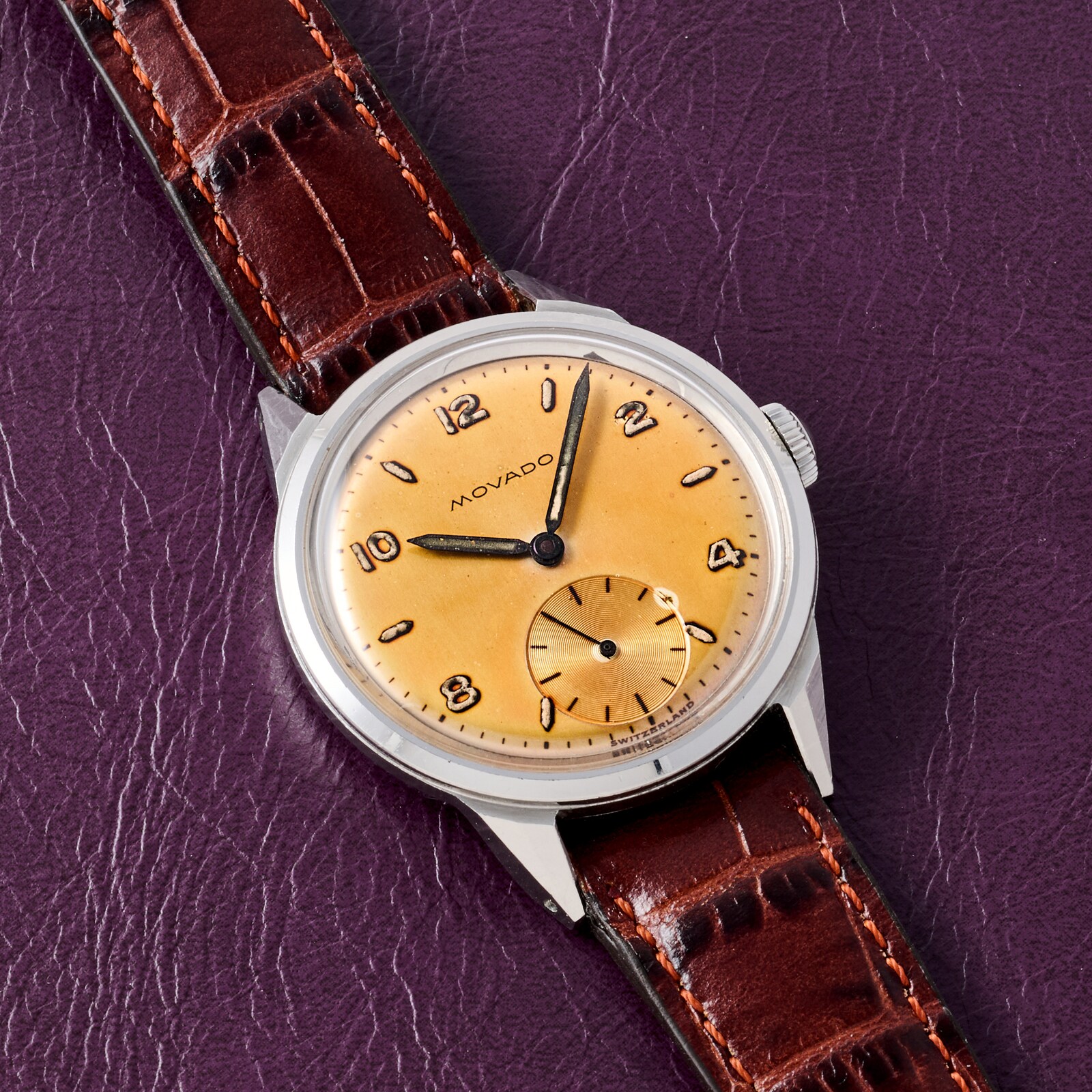 Pre-Owned Movado Calatrava' Field Watch