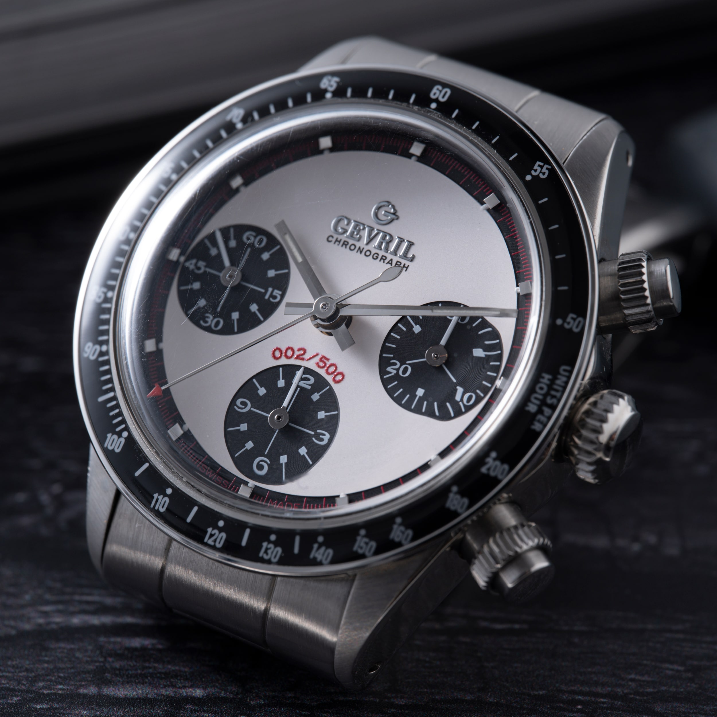Pre-Owned Gevril Tribeca 'Paul Newman' Chronograph Re-Issue
