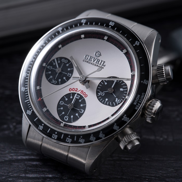 Pre-Owned Gevril Tribeca 'Paul Newman' Chronograph Re-Issue