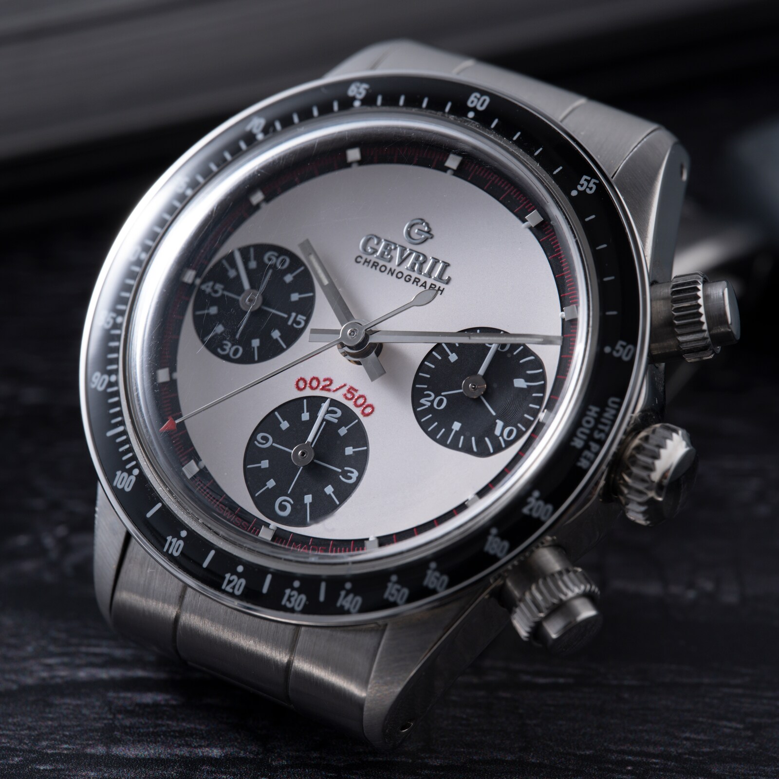 Pre-Owned Gevril Tribeca 'Paul Newman' Chronograph Re-Issue