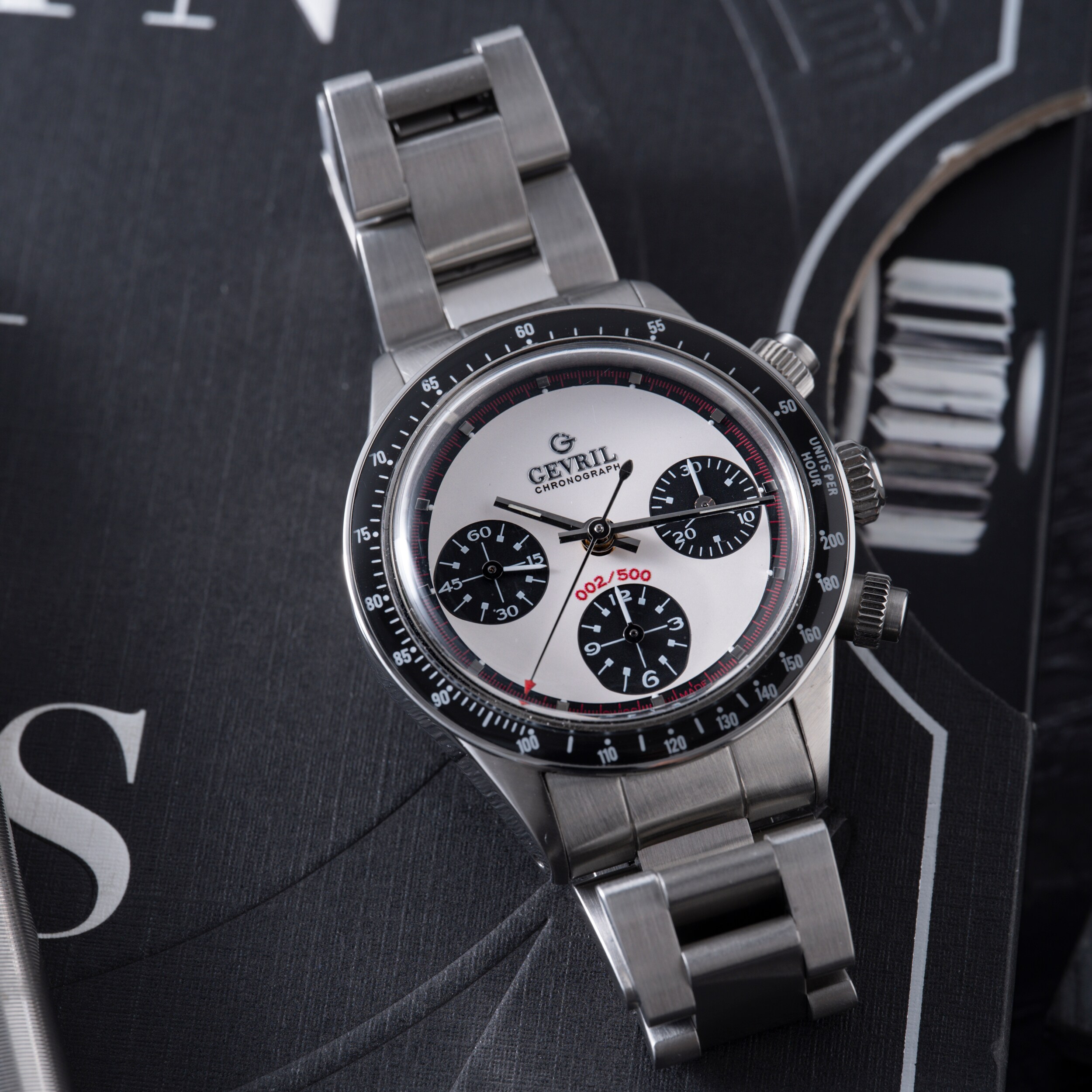 Pre-Owned Gevril Tribeca 'Paul Newman' Chronograph Re-Issue