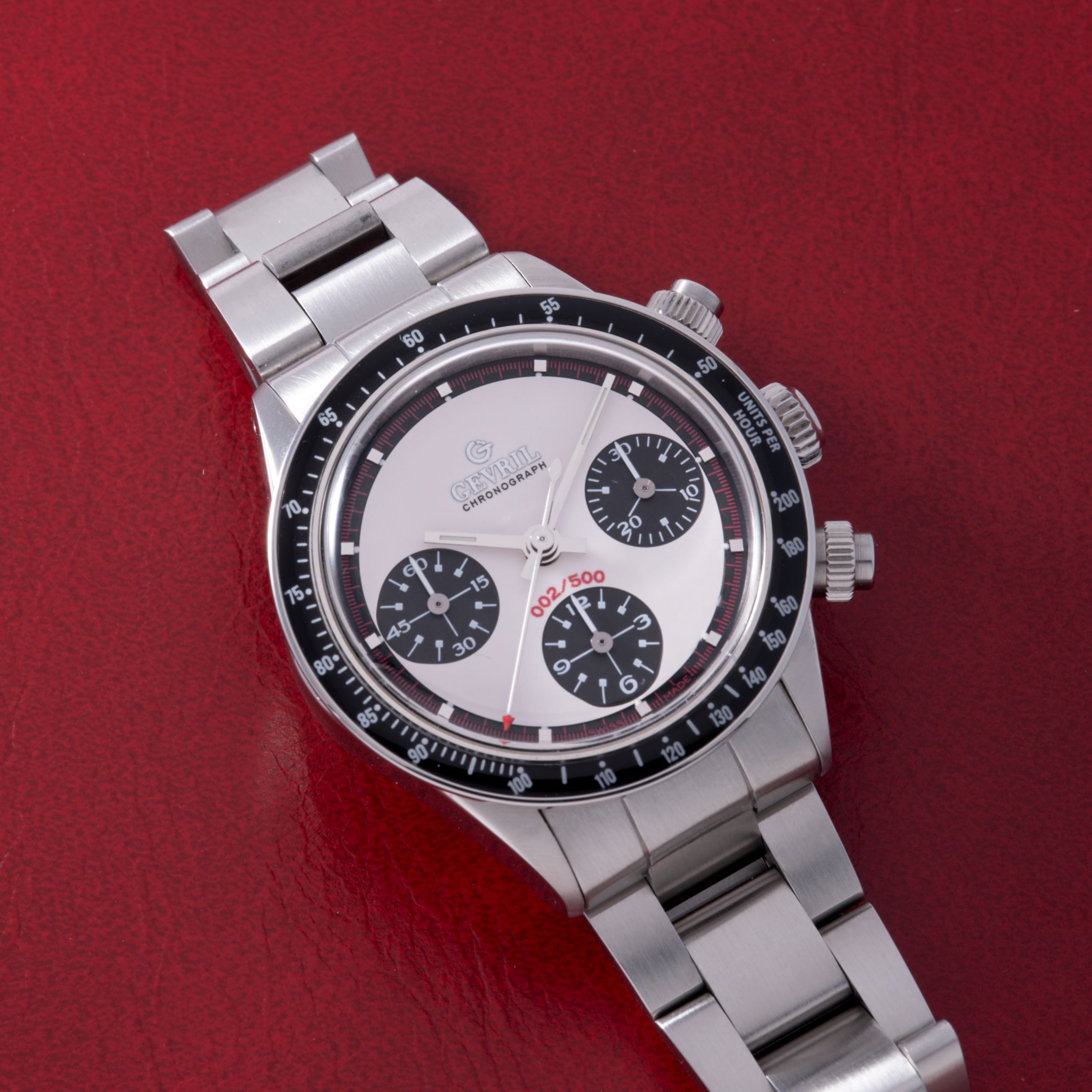 Pre-Owned Gevril Tribeca 'Paul Newman' Chronograph Re-Issue