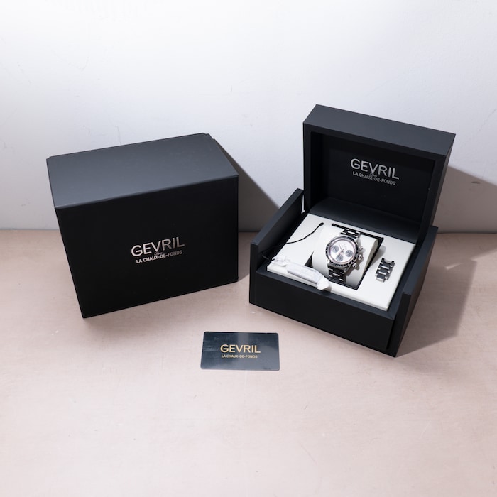 Pre-Owned Gevril Tribeca 'Paul Newman' Chronograph Re-Issue