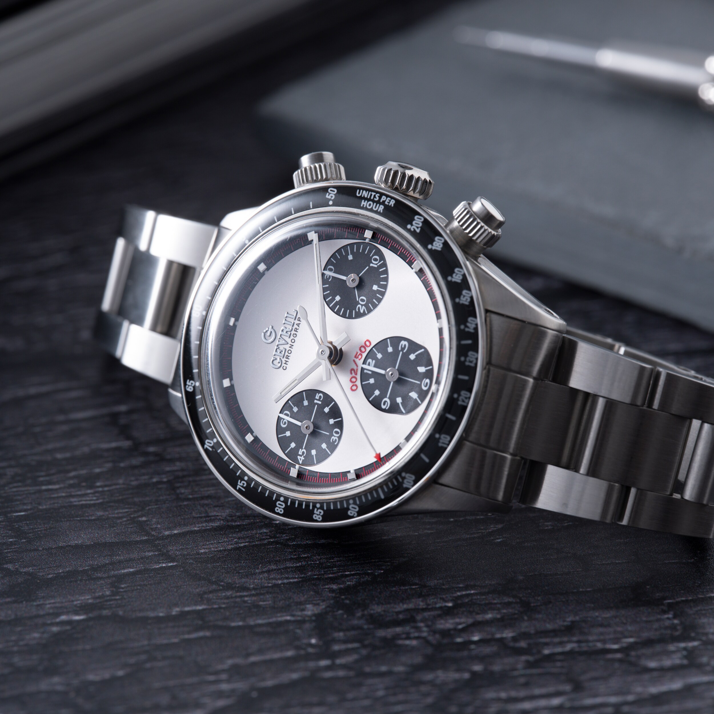 Pre-Owned Gevril Tribeca 'Paul Newman' Chronograph Re-Issue
