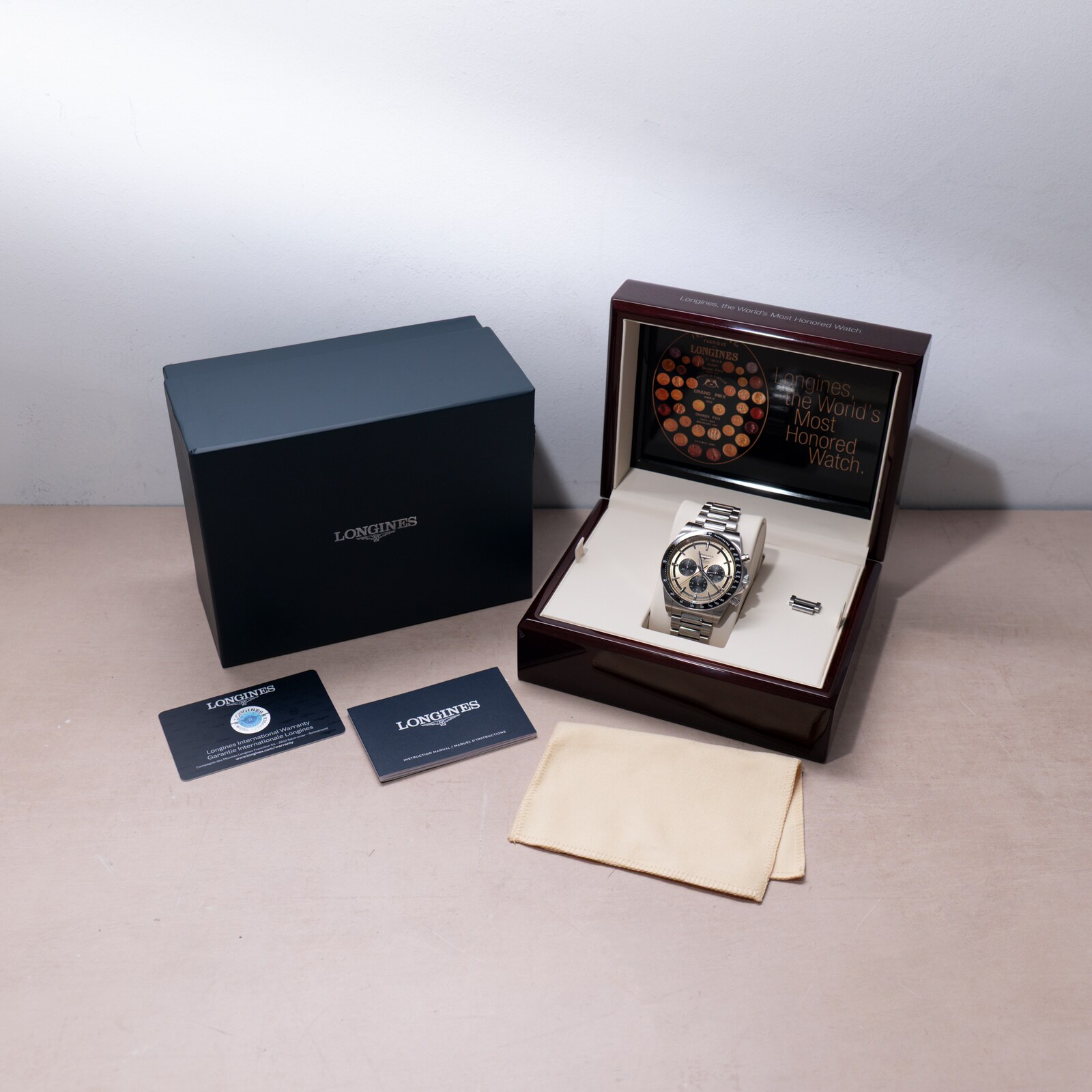 Pre-Owned Longines Conquest Chronograph
