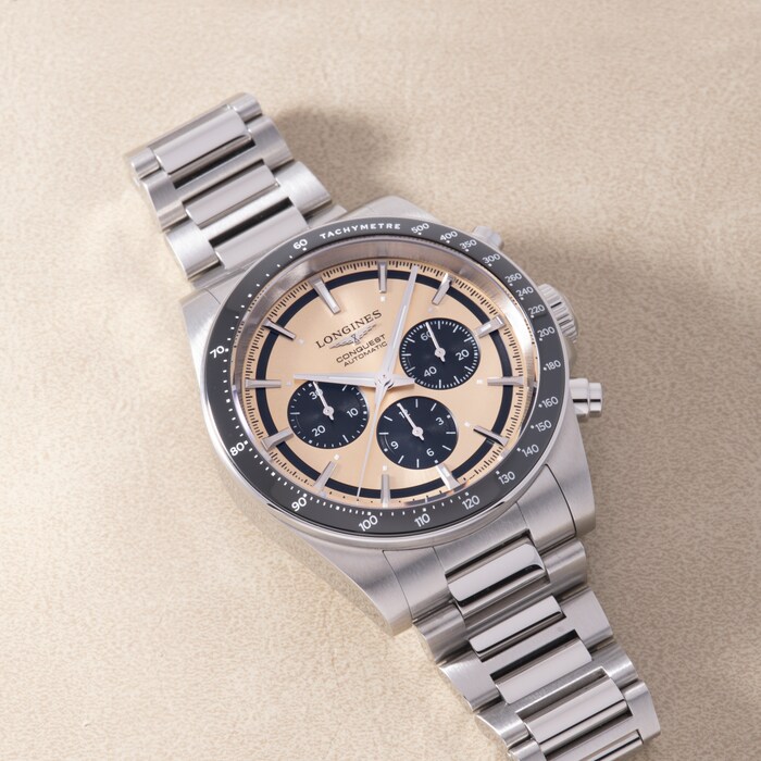 Pre-Owned Longines Conquest Chronograph