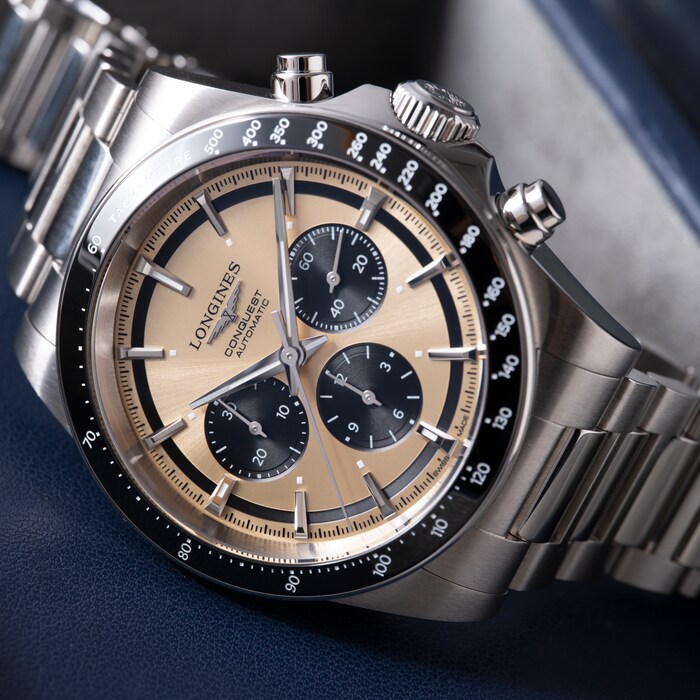 Pre-Owned Longines Conquest Chronograph
