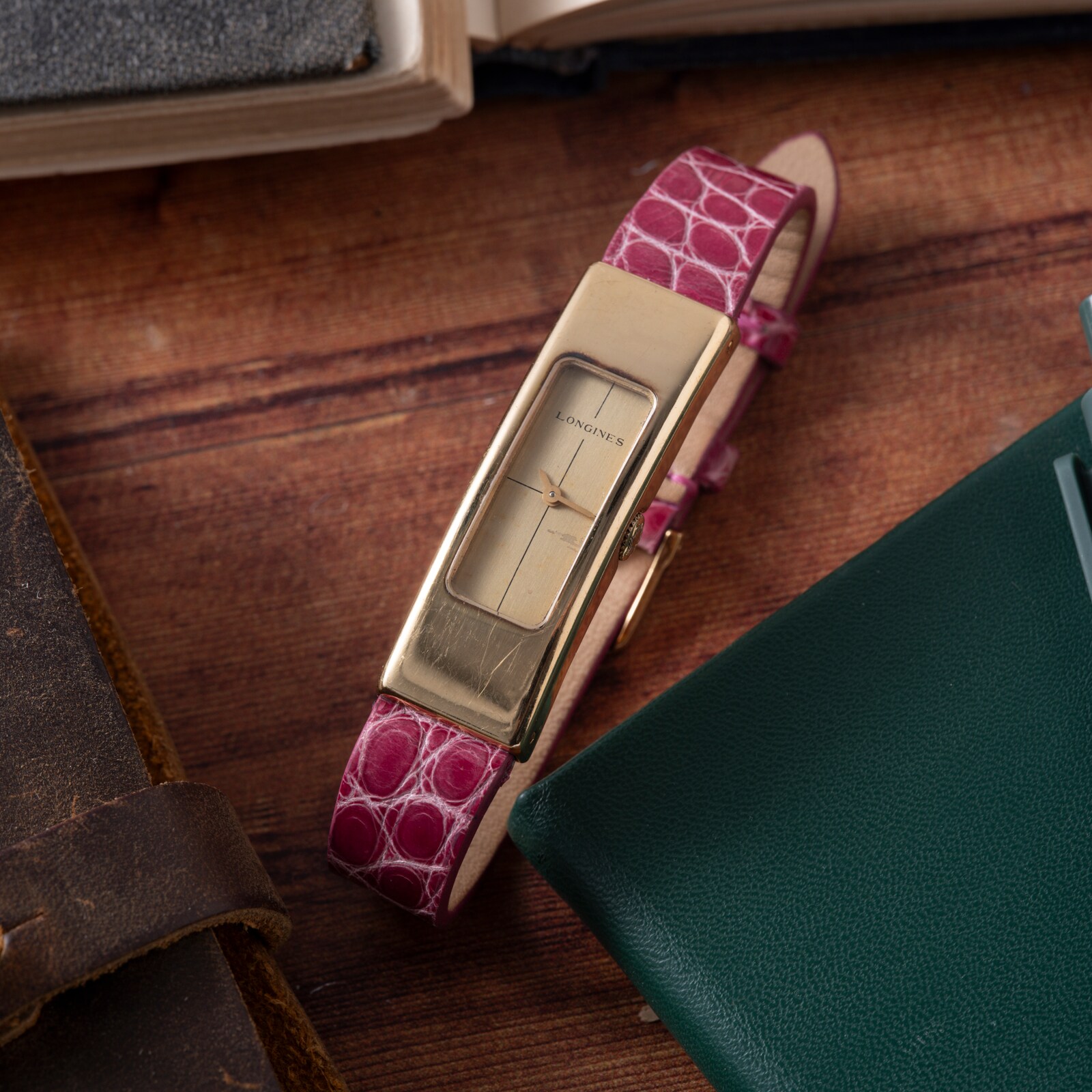 Pre-Owned Longines Slim' Tank