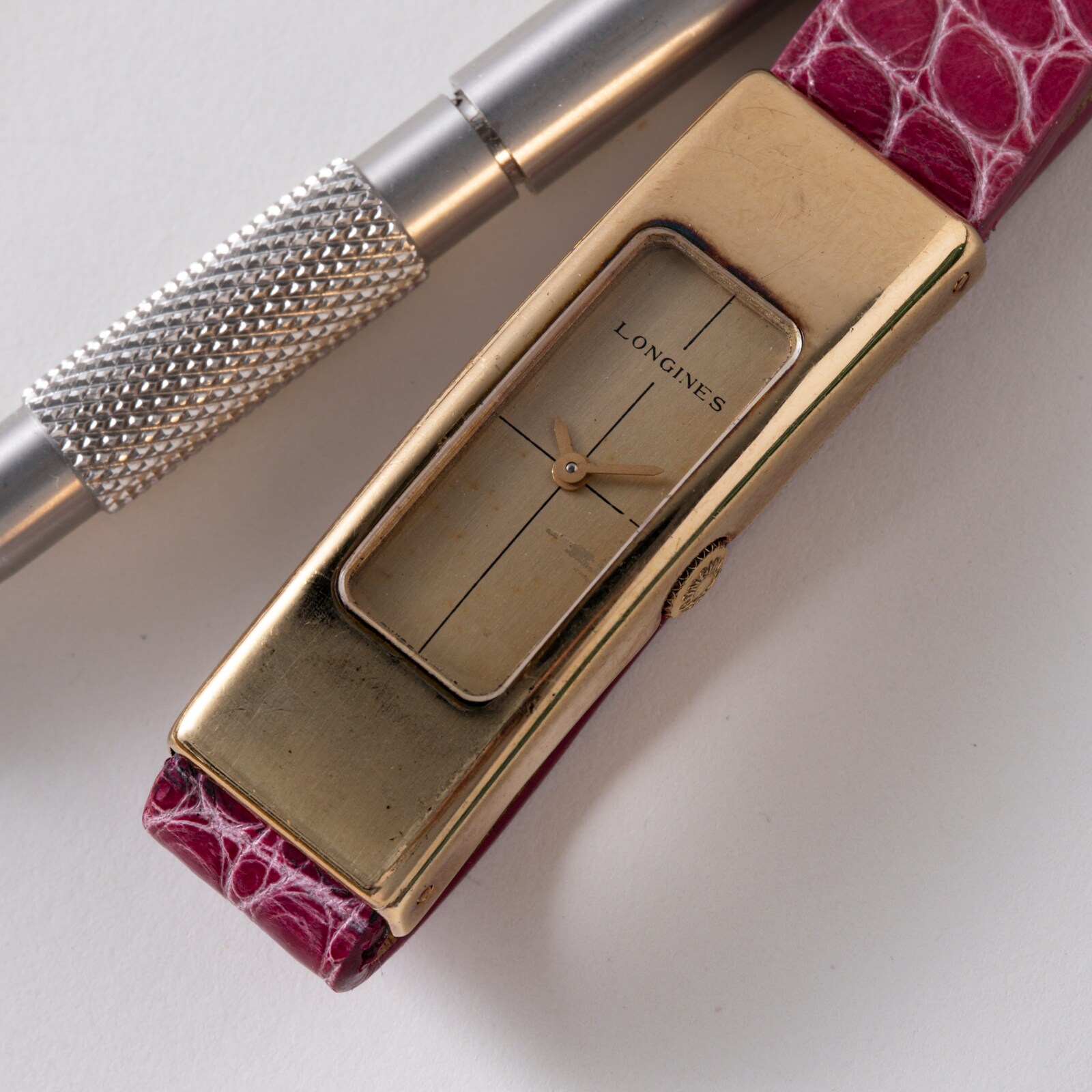 Pre-Owned Longines Slim' Tank