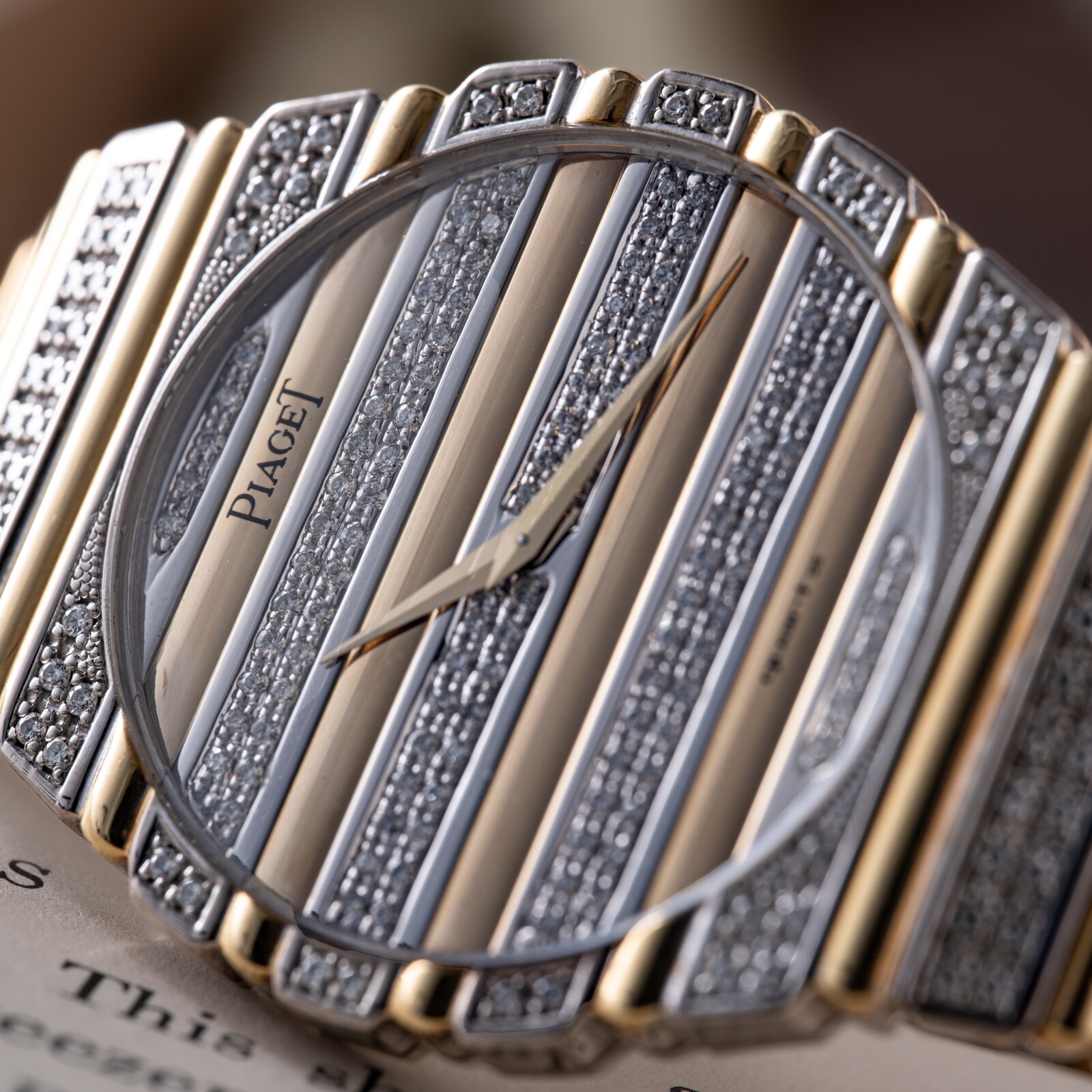 Pre-Owned Piaget Polo Two-Tone Diamonds