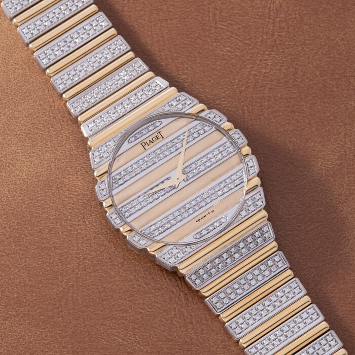 Pre-Owned Piaget Polo Two-Tone Diamonds