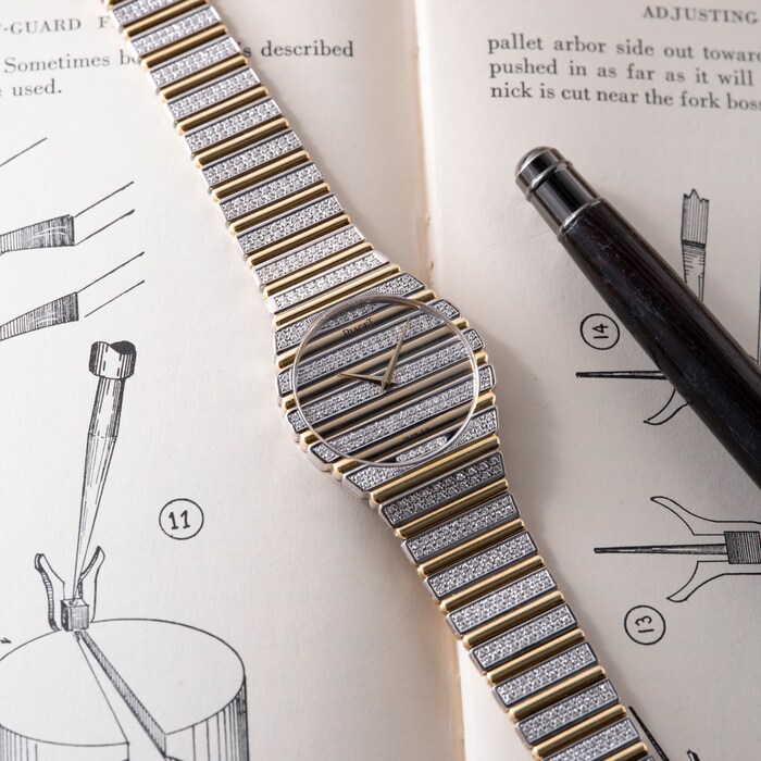 Pre-Owned Piaget Polo Two-Tone Diamonds