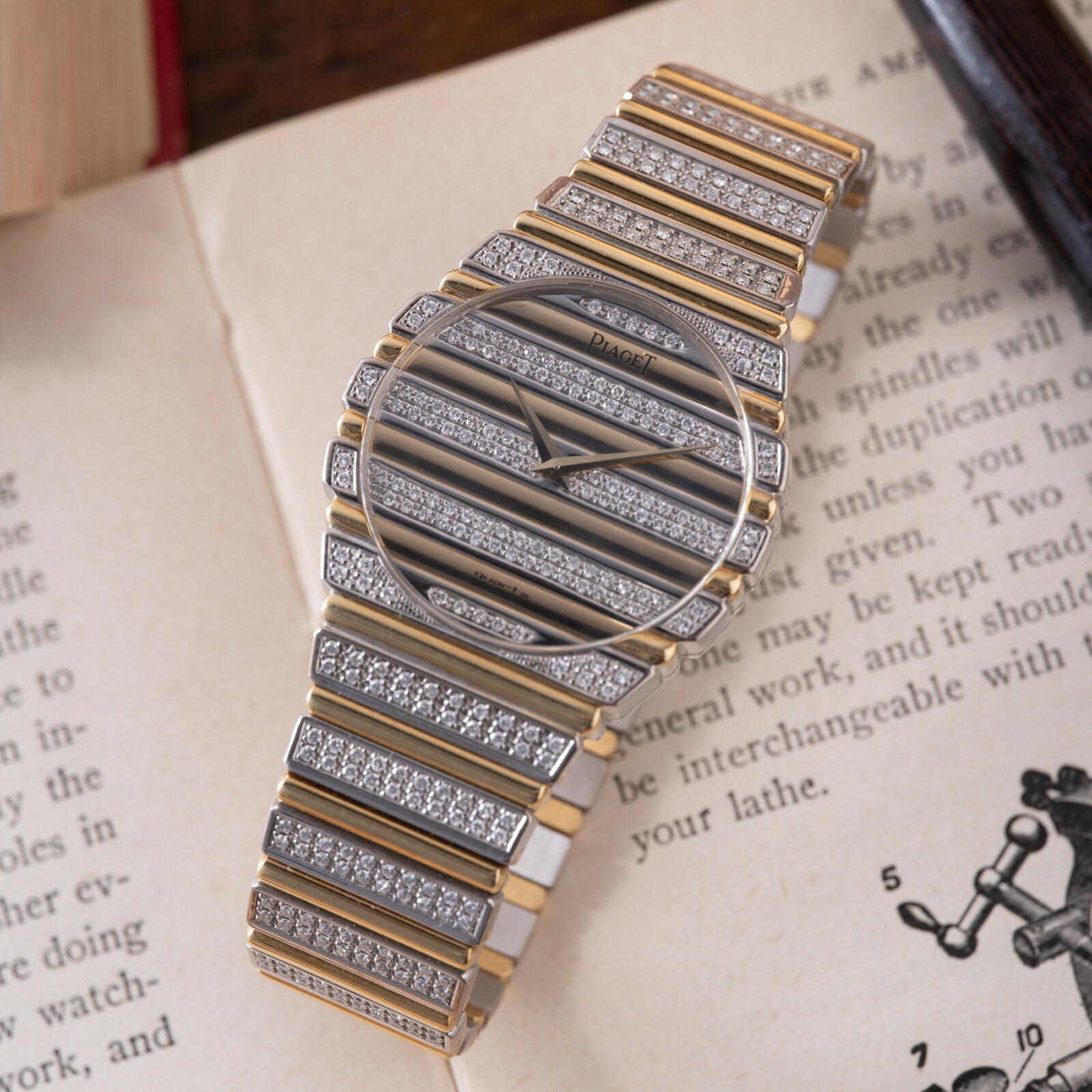 Pre-Owned Piaget Polo Two-Tone Diamonds