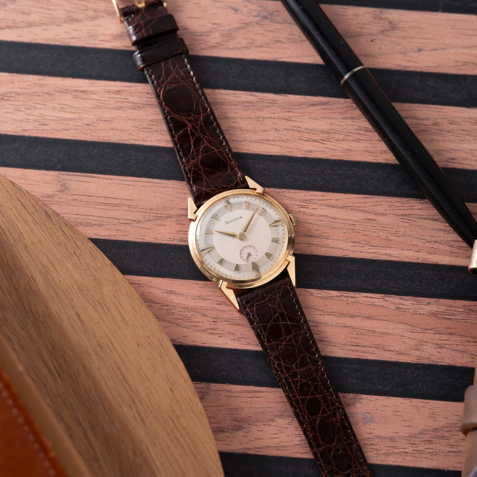 Pre-Owned Bulova Fancy Lug' Dress Watch