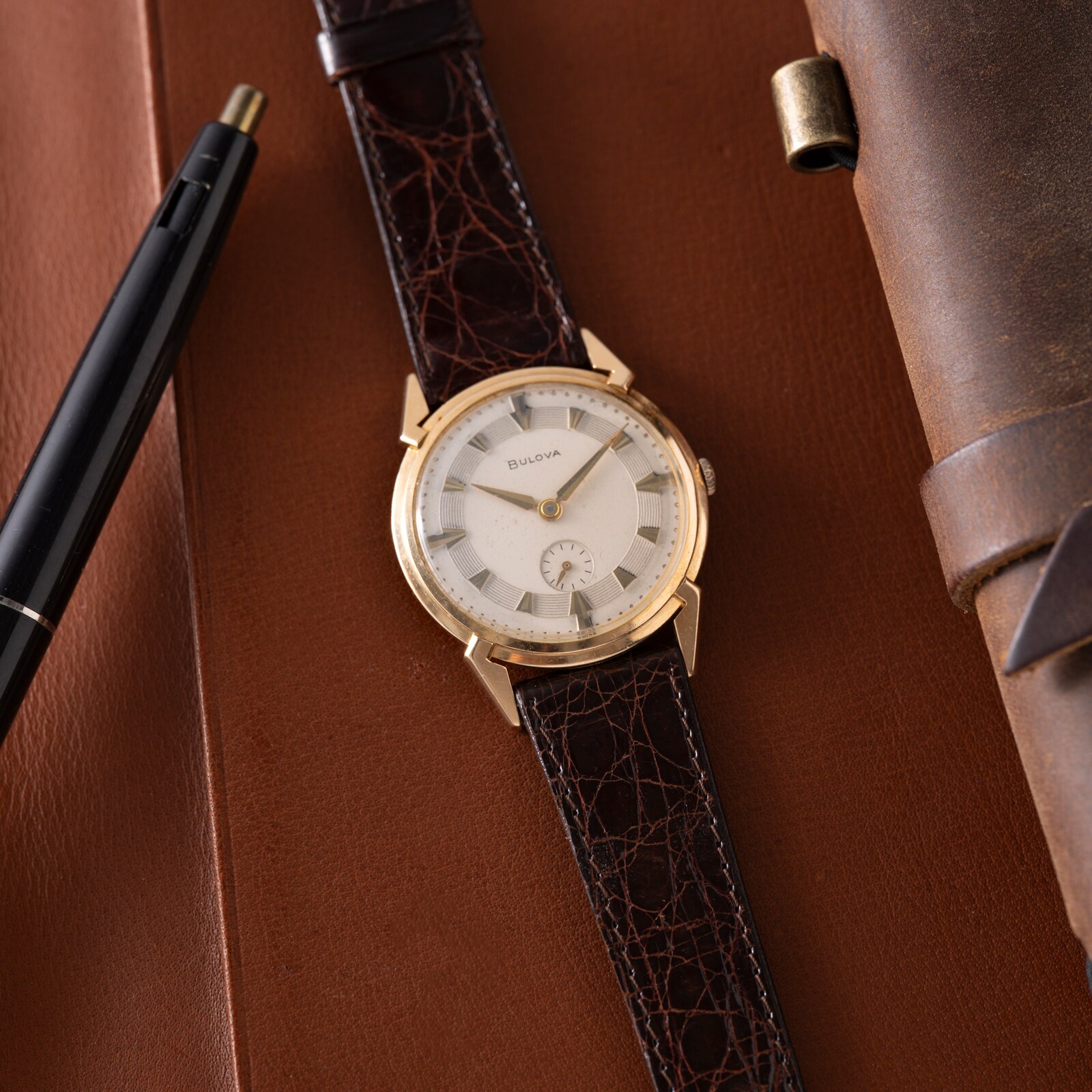 Pre-Owned Bulova Fancy Lug' Dress Watch