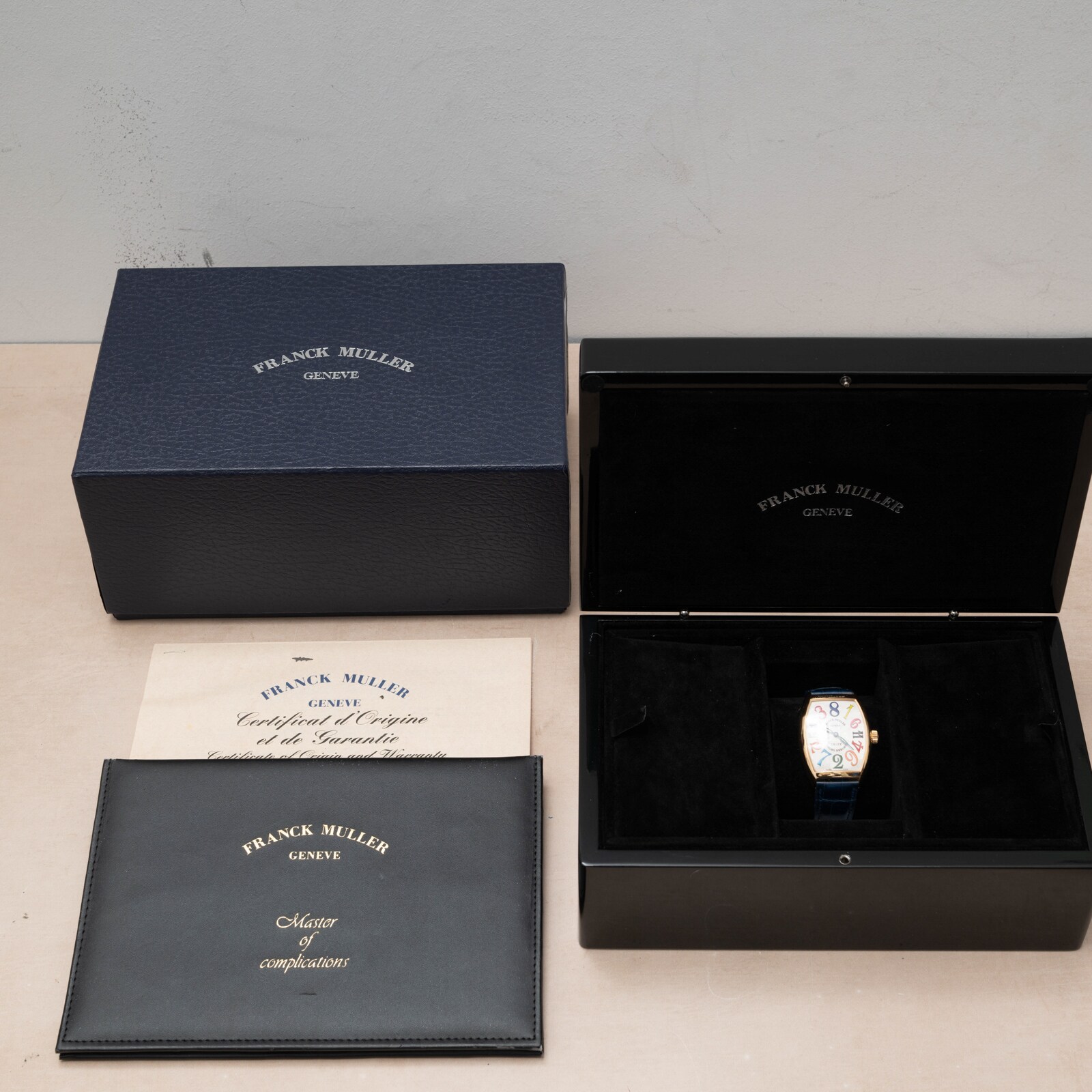 Pre-Owned Frank Muller Cintree Curvex 'Crazy Hours' Color Dreams