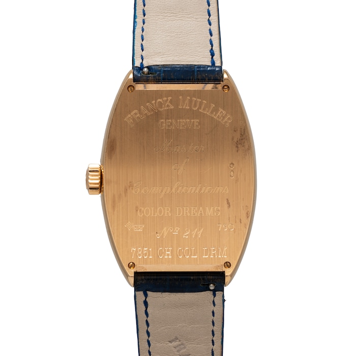 Pre-Owned Frank Muller Cintree Curvex 'Crazy Hours' Color Dreams