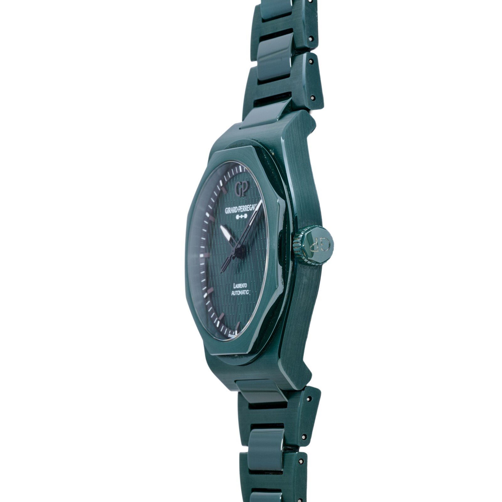 Pre-Owned Girard-Perregaux Laureato Chronograph 42 'Aston Martin' Edition