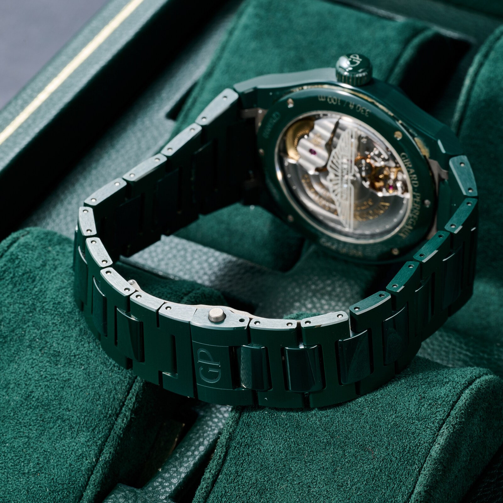 Pre-Owned Girard-Perregaux Laureato Chronograph 42 'Aston Martin' Edition