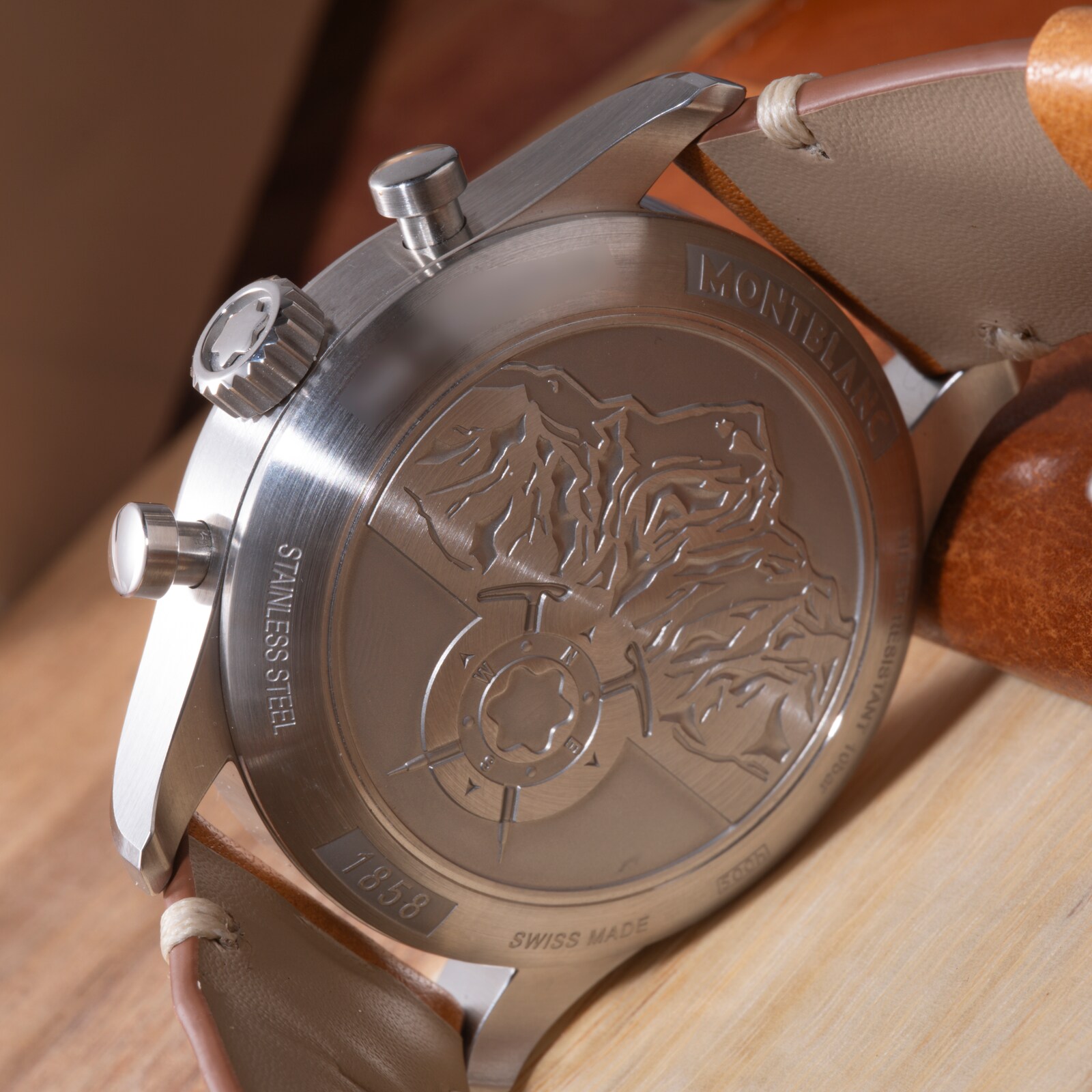 Pre-Owned Montblanc 1858 Chronograph