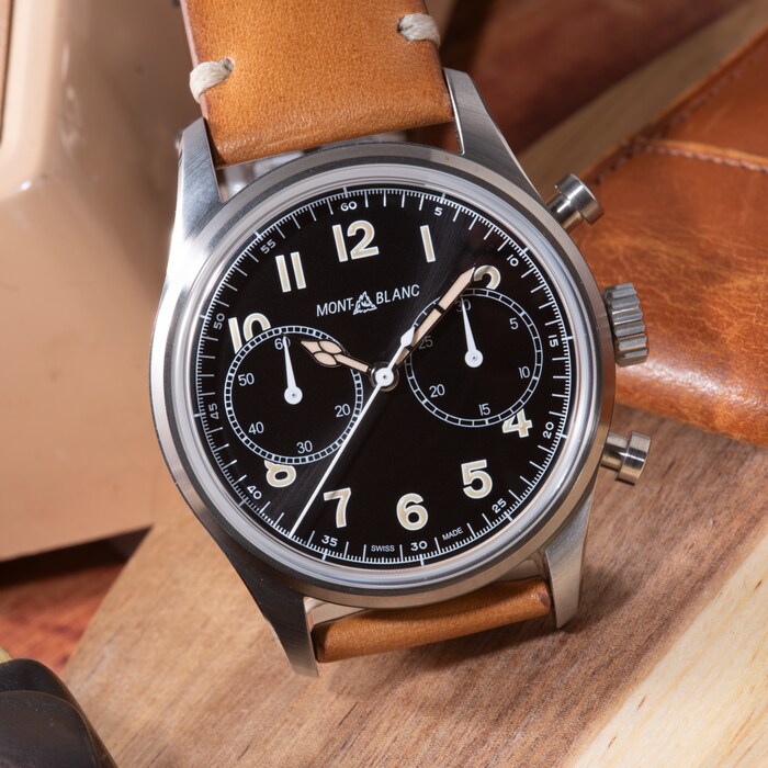Pre-Owned Montblanc 1858 Chronograph
