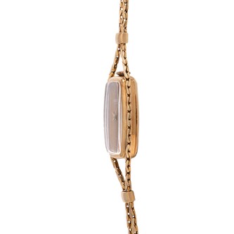 Pre-Owned Gucci Tiger's Eye Sautoir Timepiece Necklace