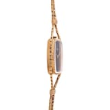 Pre-Owned Gucci Tiger's Eye Sautoir Timepiece Necklace