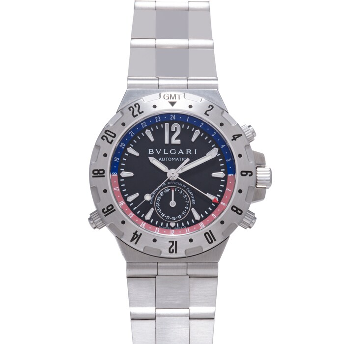 Pre-Owned Bulgari Diagono Scuba GMT